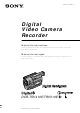 Sony D8 DIGITAL HANDYCAM DCR-TRV410E Manual Del Instrucción