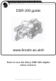 Sony DSR 200 Manual