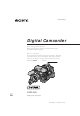 Sony DSR-200 Operating Instructions Manual