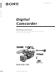 Sony DVCAM DSR-PD170P Operating Instructions Manual
