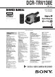 Sony HANDYCAM DCR-TRV130ERMT-814 Service Manual