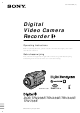 Sony Handycam DCR-TRV738E Operating Instructions Manual