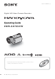 Sony HDR-CX7/CX7K Operating Manual