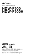 Sony HDW-F900H Maintenance Manual