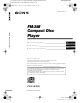Sony CDX-M3DI Operating Instructions Manual