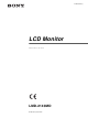 Sony LMD-2140MD Instructions For Use Manual