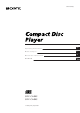 Sony CDP-CA8ES Operating Instructions Manual