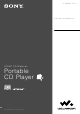 Sony CD Walkman D-NE331CK Operating Instructions Manual
