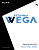 Sony FD  TRINITRON VEGA KV-3 6FV16 Operating Instructions Manual