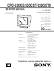 Sony CPD CPD-520GS Service Manual