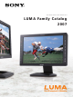 Sony LUMA Professional LCD Monitor Catalog