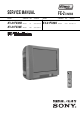 Sony FD TRINITRON KV-21FX30B Service Manual