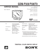 Sony TRINITRON GDM-F500T9 Service Manual