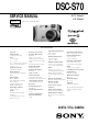 Sony Cyber-shot DSC-S70 Service Manual