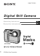 Sony Mavica MVC-FD83 Operating Instructions Manual