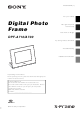 Sony S-FRAME DPF-A710/A700 Operating Instructions Manual