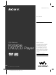 Sony Walkman D-VE7000S Operating Instructions Manual