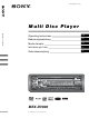 Sony MEX-DV900 Operating Instructions Manual