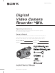 Sony DCR-TRV75 Operating Instructions Manual