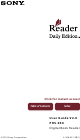 Sony Reader 4-260-631-12(1) User Manual