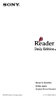 Sony Reader Daily Edition 4-174-983-12(1) User Manual