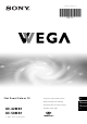 Sony WEGA KE-42MR1 Operating Instructions Manual