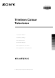 Sony Trinitron KV-34FQ75 K Instruction Manual