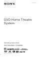 Sony DAV-HDX686W Operating Instructions Manual