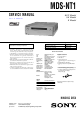 Sony MDS-NT1 Service Manual