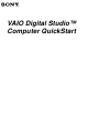 Sony VAIO Countertop Computer Quick Start Manual