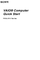 Sony PCG-Z1V Quick Start Manual