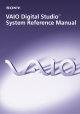 Sony VAIO VAIO Digital Studio System Reference Manual