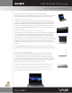 Sony VGN-BX540B Bluetooth® Specifications