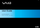 Sony VAIO VGN-FS900 Series User Manual