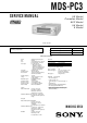Sony MDS-PC3 M-crew Service Manual