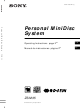 Sony MINIDISC ZS-M35 Operating Instructions Manual