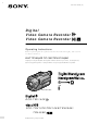 Sony HANDYCAM VISION TRV208E Operating Instructions Manual