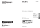 Sony DWA-01D Operating Instructions Manual