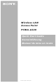 Sony PCWA-A320 Quick Start Manual