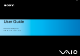 Sony VAIO VGN-FZ Series User Manual