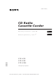 Sony CFD-V30L Operating Instructions Manual
