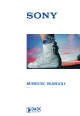 Sony MINIDISC Manual