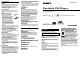 Sony Walkman 2-896-703-72 (2) Operating Instructions
