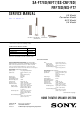 Sony SA-WFT7 Service Manual