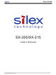 Silex technology SX-215 User Manual
