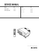 Sony SU-HS1 Service Manual