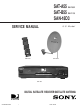 Sony SAT-A55 RM-Y802 Service Manual