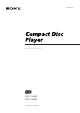 Sony CDP-CA9ES Operating Instructions Manual