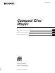 Sony CDP CX555ES Manual De Instructiones