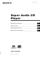 Sony SCD SCD-CE595 Operating Instructions Manual